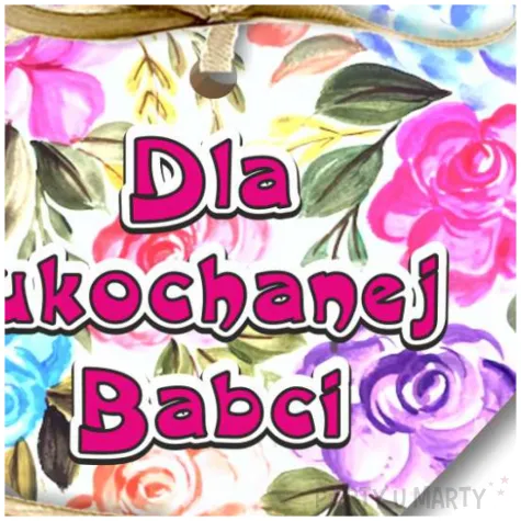 zawieszka hdf serduszko dla ukochanej babci bialy 5 5x5 cm