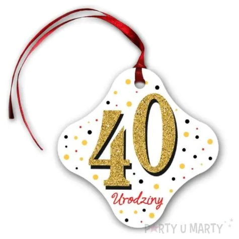 zawieszka na butelke 40 white gold viper 20 szt