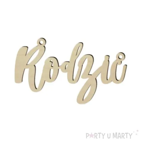 zawieszka na krzeslo rodzic drewno 200 x 120 mm