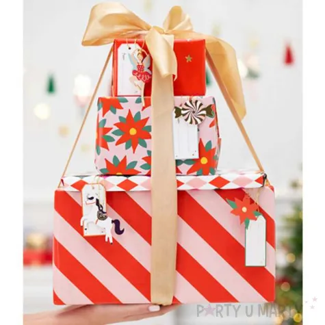 zawieszki do prezentow prezenty mix partydeco 12 szt