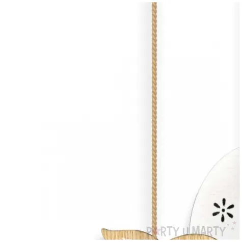 zawieszki drewniane zajaczki i jajko arpex 6 cm 3 szt