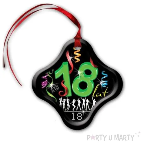 zawieszki na alkohol 18 urodziny party 20 szt