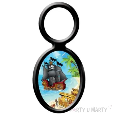 zawieszki na alkohol piracki statek 20 szt