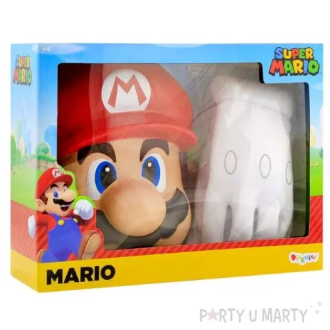 zestaw akcesoria super mario maska rekawiczki disguise rozm uniw dzieciecy