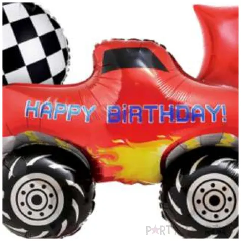 zestaw balonow foliowych monster truck godan 5 szt