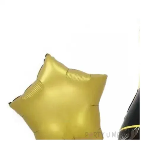 zestaw balonow happy new year butelka szampana i gwiazdki sylwester jix