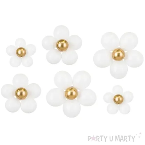 zestaw balonow kwiaty partydeco 36 szt