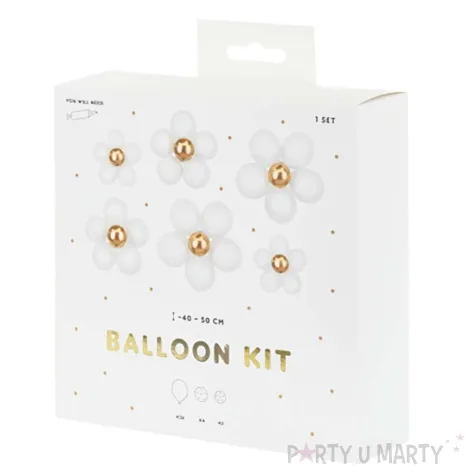 zestaw balonow kwiaty partydeco 36 szt