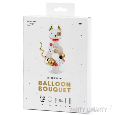 zestaw balonow pies partydeco 83 x 155 cm