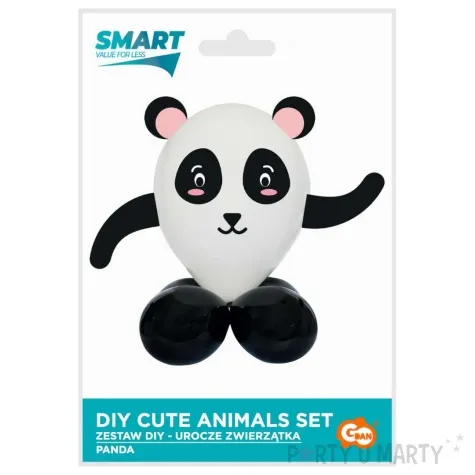 zestaw balonow urocze zwierzatka panda godan 12