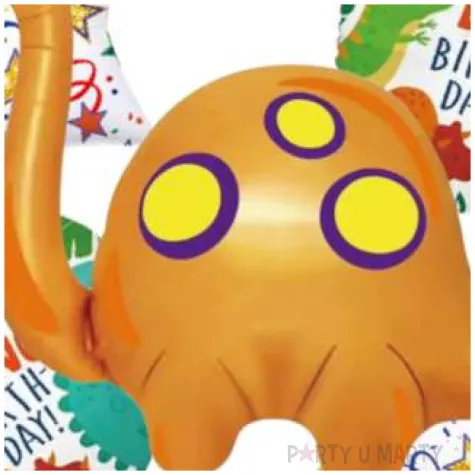 zestaw balonow wesole dinozaury jix 5 szt