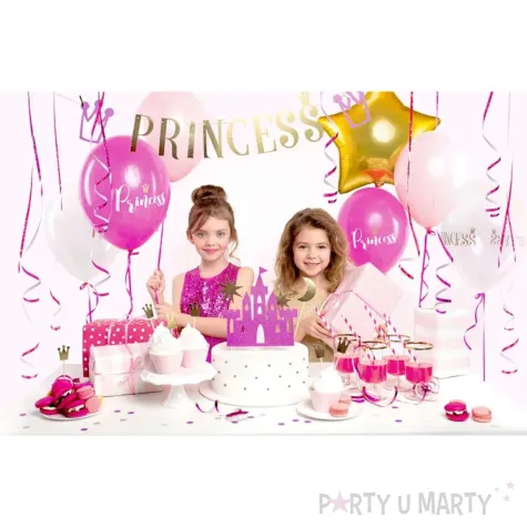 zestaw dekoracji princess party partydeco