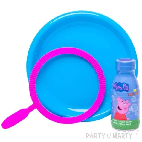 zestaw do baniek mydlanych swinka peppa 3 czesci tuban 250 ml