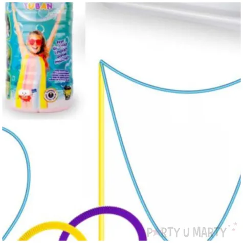 zestaw do baniek mydlanych xxl obrecze sznurek miska tuban 1250 ml