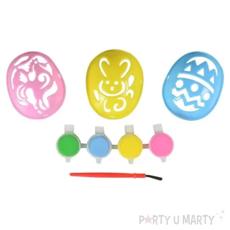 zestaw do zdobienia jajek szablony i farbki mix arpex