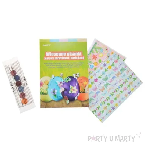 zestaw do zdobienia jajek wiosenne pisanki arpex