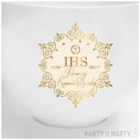 zestaw filizanka komunijna pamiatka komunii swietej biala bgtech 220 ml