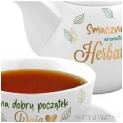 zestaw filizanka z imbrykiem duo smaczna aromatyczna herbatka bgtech 2 szt