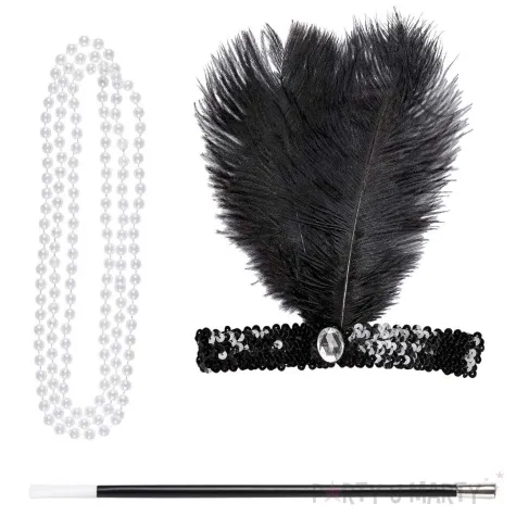 zestaw flapperka retro widmann