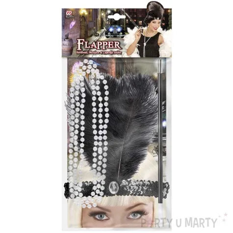 zestaw flapperka retro widmann