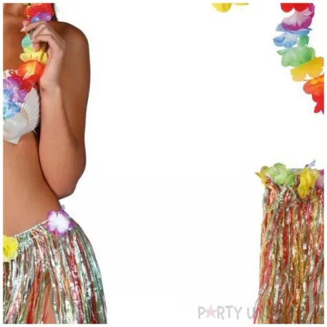 zestaw hawaje naszyjnik spinka i spodniczka guirca