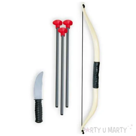 zestaw indianina luk noz i strzaly fries 38 cm