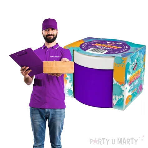 zestaw jiggly slime fioletowa sliwka tuban 500g