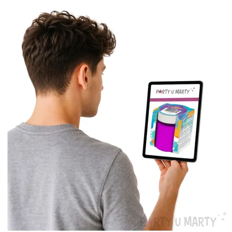 zestaw jiggly slime fioletowy perlowy tuban 100g