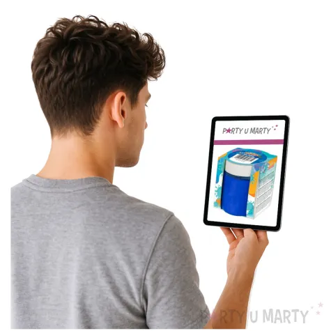 zestaw jiggly slime niebieska jagoda tuban 100g