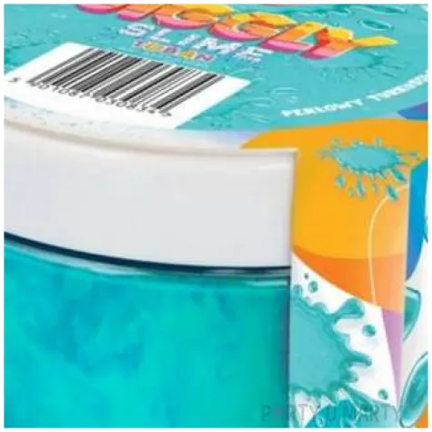 zestaw jiggly slime turkusowy perlowy tuban 200g