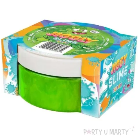 zestaw jiggly slime zielone jablko tuban 200g