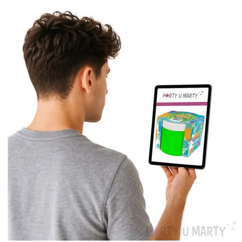 zestaw jiggly slime zielone jablko tuban 500g