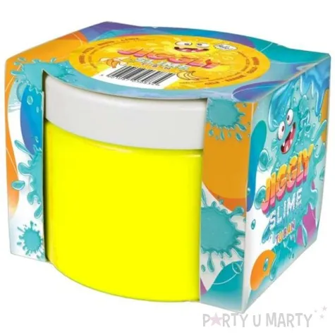 zestaw jiggly slime zolty banan tuban 500g