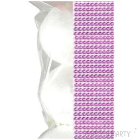 zestaw kreatywny bombki styropianowe i cyrkonie fioletowy j arpex 3 szt