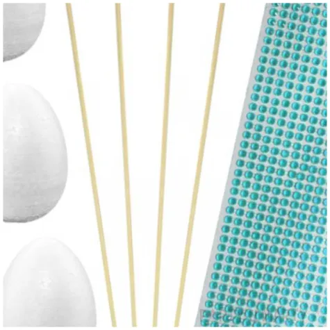 zestaw kreatywny pik ozdobny jajka i dzety turkusowy arpex