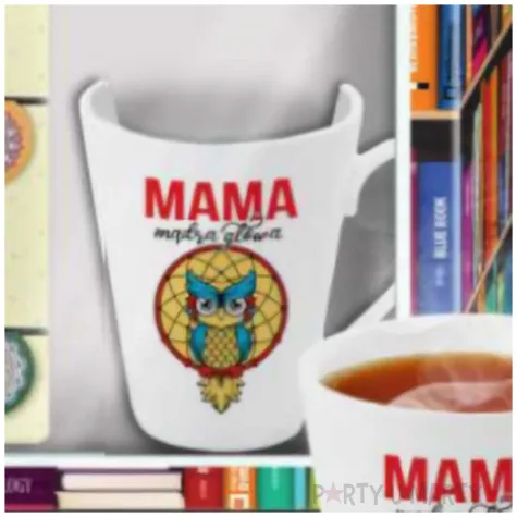 zestaw kubek zakladka magnetyczna mama madra glowa mandale bgtech 300 ml