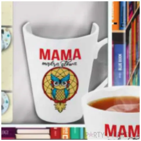 zestaw kubek zakladka magnetyczna mama madra glowa pieski bgtech 300 ml