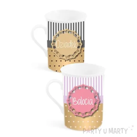 zestaw kubkow dzien babci i dziadka najfajniejsi bgtech 290 ml 2 szt