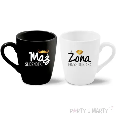 zestaw kubkow maz slicznotki zona przystojniaka bgtech 300 ml 2 szt