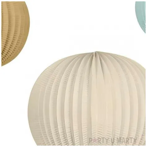 zestaw lampionow papierowych harmonijka mix partydeco 19 31 cm 3 szt