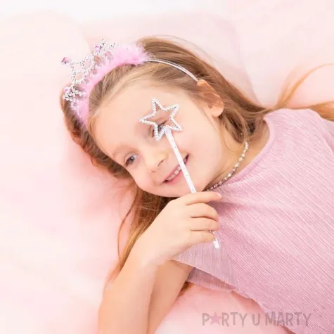 zestaw mala ksiezniczka opaska rozdzka z gwiazdka partypal