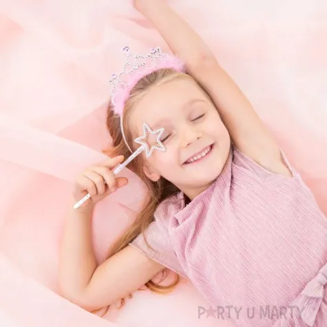 zestaw mala ksiezniczka opaska rozdzka z gwiazdka partypal