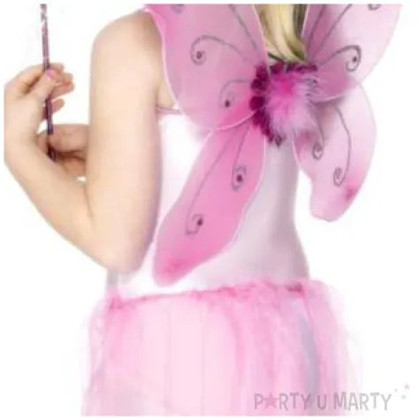 zestaw motylek rozowy smiffys