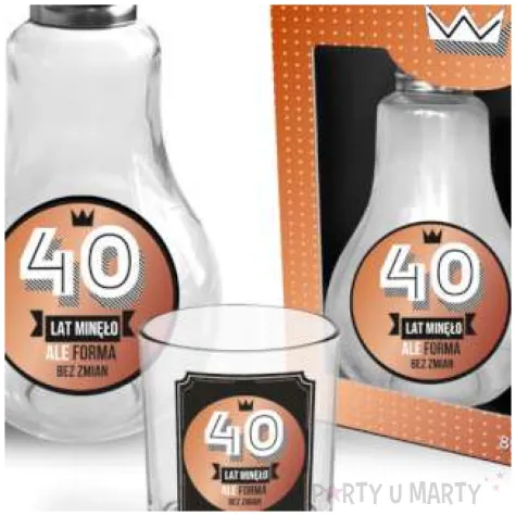 zestaw naczyn karafka i szklanki 40 bgtech