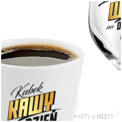 zestaw naczyn kubek i kieliszek do wina bgtech