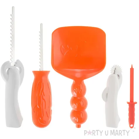 zestaw narzedzi do dekorowania dyni 5 elementow godan