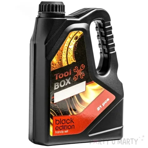 zestaw narzedziowy kanister czarny gadgetmaster