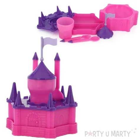 zestaw niejadka zamek ksiezniczki rozowy gagito