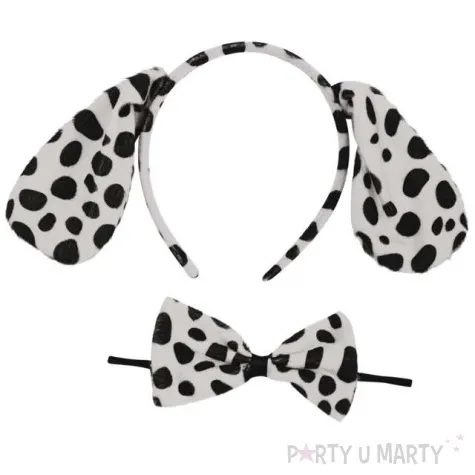 zestaw party opaska mucha dalmatynczyk fries