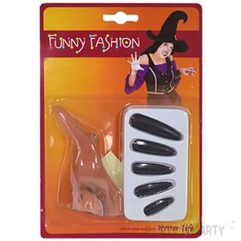 zestaw party wiedzma nos tipsy funny fashion